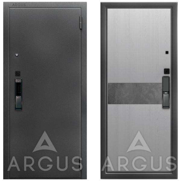 Дверь Argus Smart Силк флай / Антик серебро Фьюри