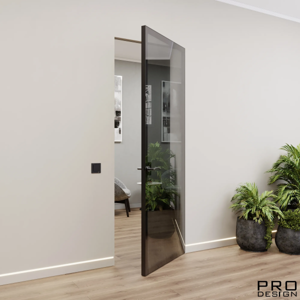 Комплект скрытой двери Pro Design Glass Crystal Graphite Комплект скрытой двери Pro Design Glass Crystal Graphite