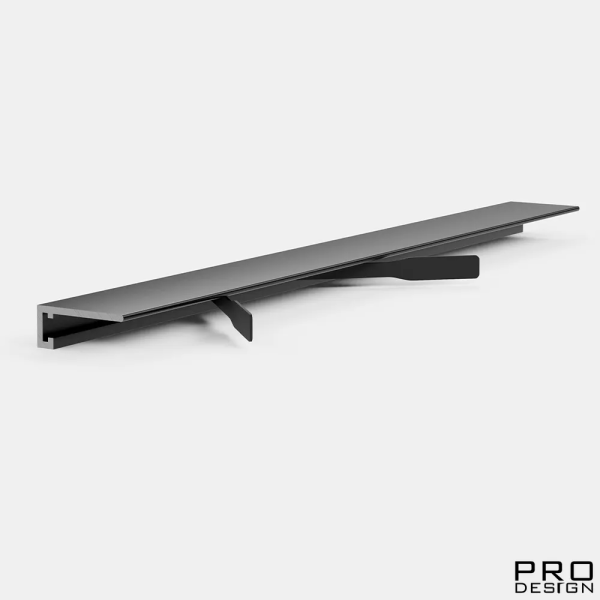 Щелевой плинтус PRO DESIGN MINI 7067 RAL 9005 черный