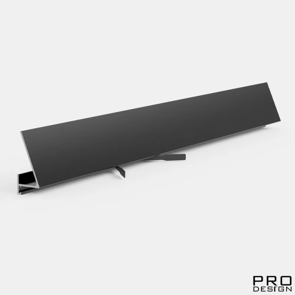 Плинтус Pro Design Corner 570 Анодированный черный
