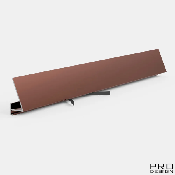 Плинтус Pro Design Corner 570 Анодированный коньяк