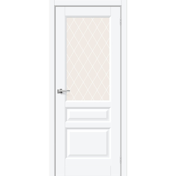 Межкомнатная дверь BRAVO Неоклассик-35 White Silk Межкомнатная дверь BRAVO Неоклассик-35 White Silk