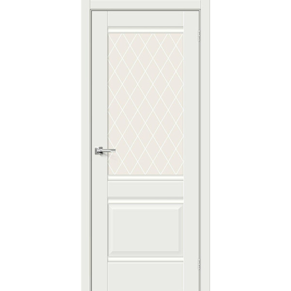 Межкомнатная дверь BRAVO Прима-3 White Matt