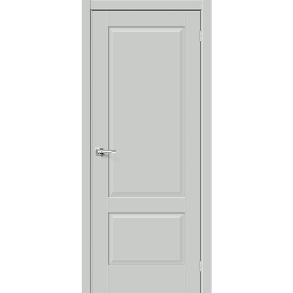 Межкомнатная дверь BRAVO Прима-12 Grey Silk Межкомнатная дверь BRAVO Прима-12 Grey Silk