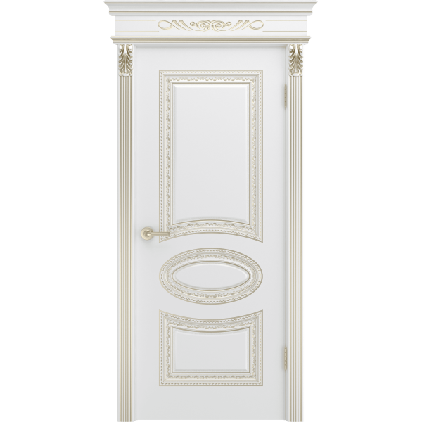 Дверь BP-Doors Лира В2 ДГ Белая эмаль