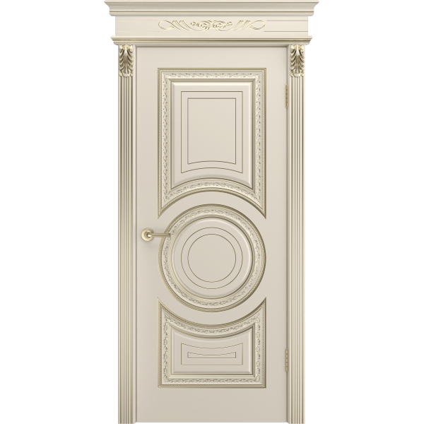 Дверь BP-Doors Рондо В2 ДГ Шампань с патиной