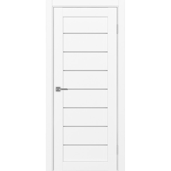 Дверь Optima Porte Парма 408.12 эко-шпон Белый снежный