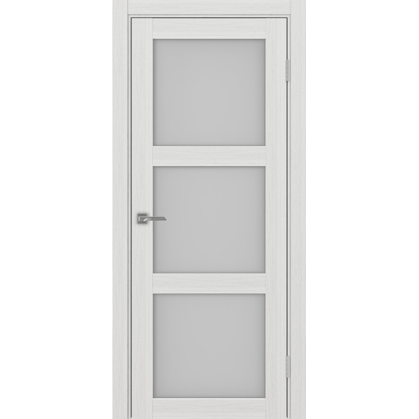 Дверь Optima Porte Турин 530.222 эко-шпон Ясень серебристый