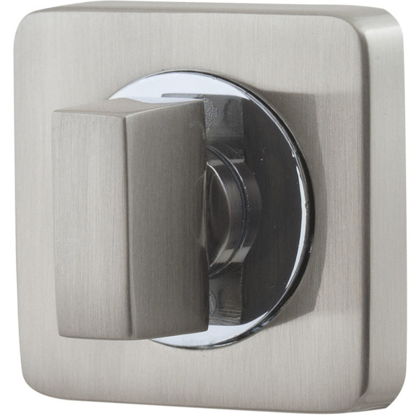 Ручка поворотная Armadillo WC-BOLT BK6/SQ-21SN/CP-3 матовый никель/хром