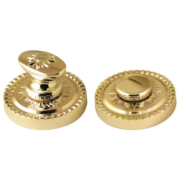 Ручка поворотная Armadillo WC-BOLT BK6/CL GOLD-24 Золото 24К