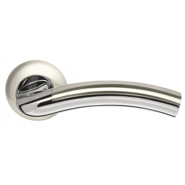 Ручка раздельная Armadillo Libra LD27-1SN/CP-3 матовый никель/хром TECH (кв. 8х140) Ручка раздельная Armadillo Libra LD27-1SN/CP-3 матовый никель/хром TECH (кв. 8х140)