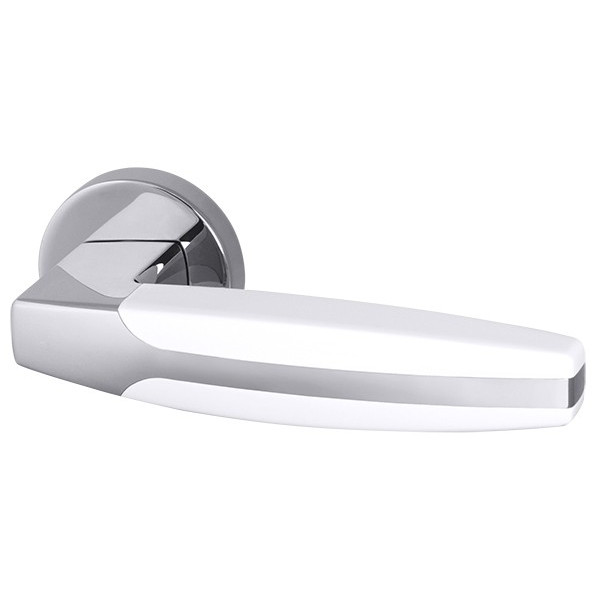 Ручка раздельная Armadillo ARC URB2 CP/White-14 Хром/белый Ручка раздельная Armadillo ARC URB2 CP/White-14 Хром/белый