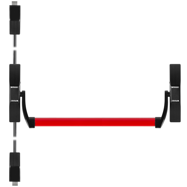 Ручка-штанга нажимная Fuaro AP.1700C push-bar (ANTI-PANIC 1700С) с тягами для двухстворчатых дверей Ручка-штанга нажимная Fuaro AP.1700C push-bar (ANTI-PANIC 1700С) с тягами для двухстворчатых дверей