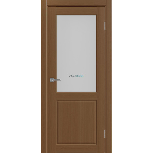 Дверь Optima Porte Сицилия 702.21 эко-шпон Орех