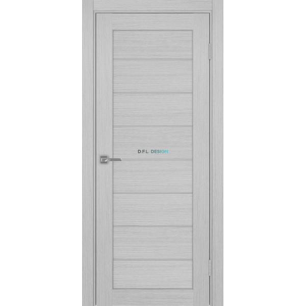 Дверь Optima Porte Парма 408.12 эко-шпон Дуб серый FL