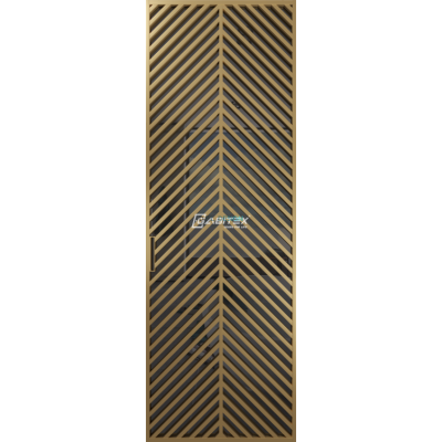 Дверь алюминиевая GABITEX 23 GREY│GOLD MATT