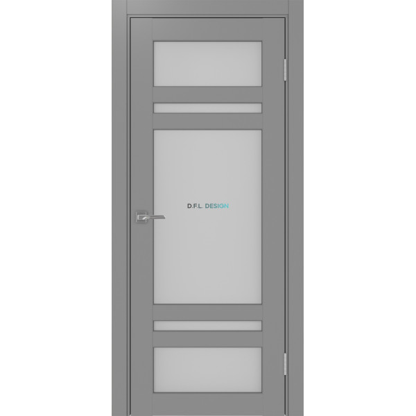 Дверь Optima Porte Парма 422.22222 эко-шпон Серый