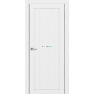 Дверь Optima Porte Турин 522.111 эко-шпон Белый Лёд