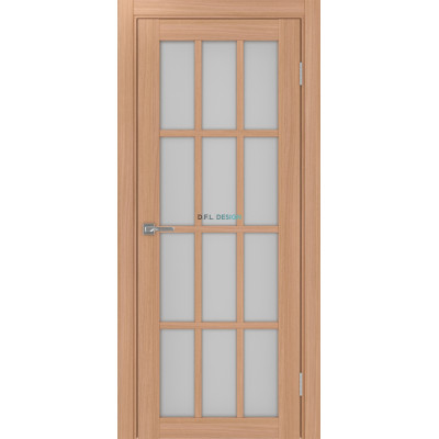 Дверь Optima Porte Турин 542.2222 эко-шпон Ясень тёмный