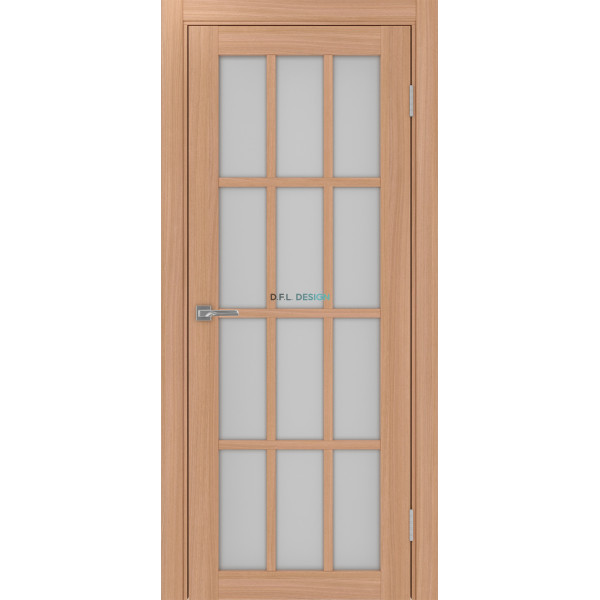 Дверь Optima Porte Турин 542.2222 эко-шпон Ясень тёмный