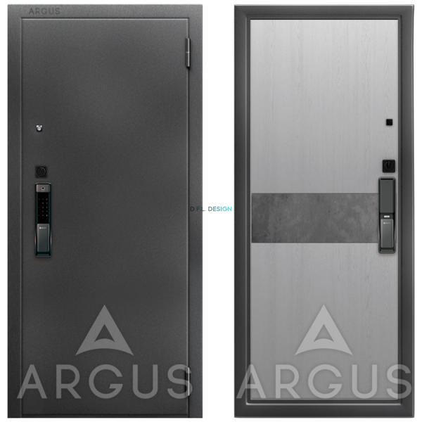 Дверь Argus Smart Силк флай / Антик серебро Фьюри