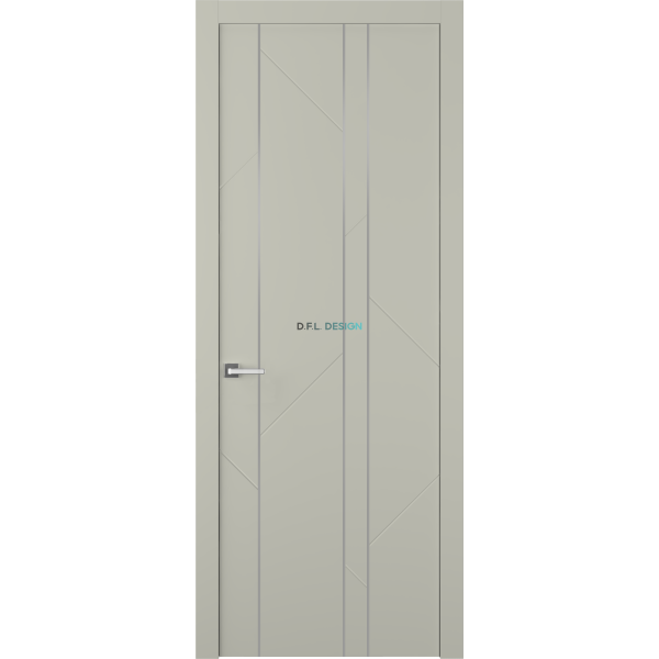 Дверь межкомнатная Belwooddoors Флекс ДГ Шёлк матовый молдинг
