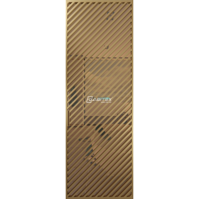 Дверь алюминиевая GABITEX 22 BRONZE│GOLD MATT Дверь алюминиевая GABITEX 22 BRONZE│GOLD MATT
