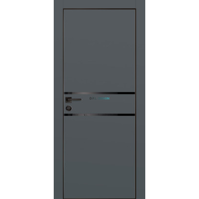 Дверь Profilo Porte PX-18 черная кромка Графит матовый купить