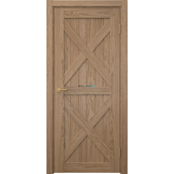 Дверь межкомнатная Eporta Vetus Loft 8.2 шпон дуб светлый