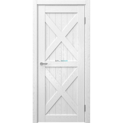 Дверь межкомнатная Eporta Vetus Loft 8.2 шпон ясень белый