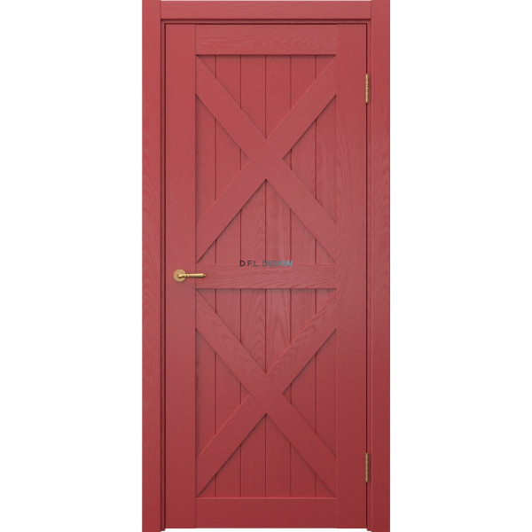 Дверь межкомнатная Eporta Vetus Loft 8.2 эмаль RAL 3001 по шпону ясеня