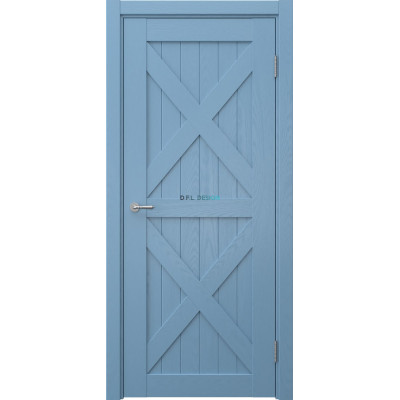 Дверь межкомнатная Eporta Vetus Loft 8.2 эмаль RAL 5024 по шпону ясеня