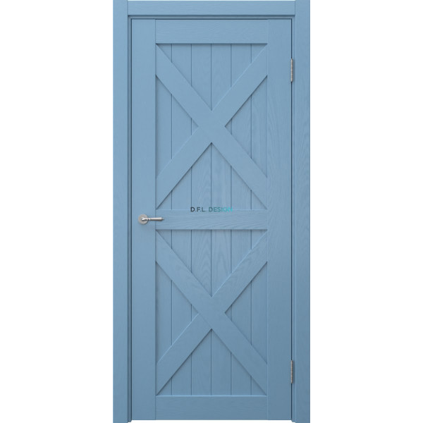 Дверь межкомнатная Eporta Vetus Loft 8.2 эмаль RAL 5024 по шпону ясеня