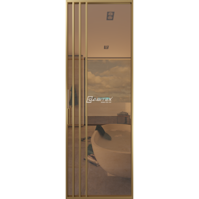 Дверь алюминиевая GABITEX 29 BRONZE│GOLD MATT
