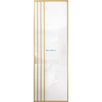 Дверь алюминиевая GABITEX 29 BIANCO│GOLD MATT Дверь алюминиевая GABITEX 29 BIANCO│GOLD MATT