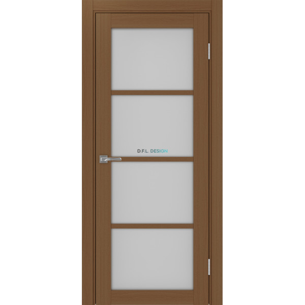 Дверь Optima Porte Турин 540.2222 эко-шпон Орех NL