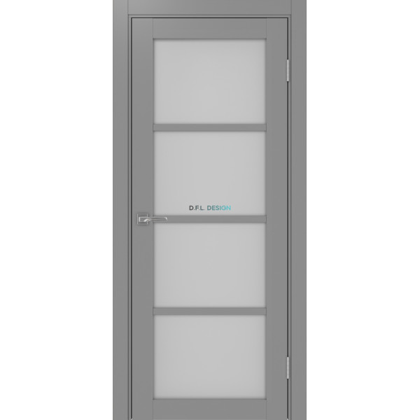 Дверь Optima Porte Турин 540.2222 эко-шпон Серый