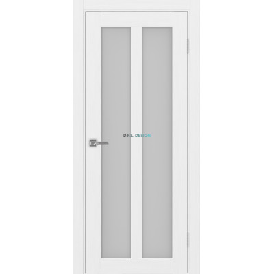 Дверь Optima Porte Парма 421.22 эко-шпон Белый лёд