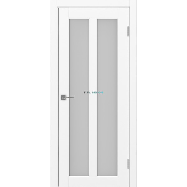 Дверь Optima Porte Парма 421.22 эко-шпон Белый снежный