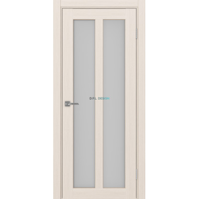 Дверь Optima Porte Парма 421.22 эко-шпон Ясень перламутровый