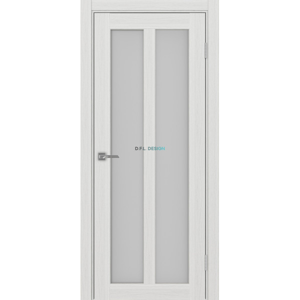 Дверь Optima Porte Парма 421.22 эко-шпон Ясень серебристый