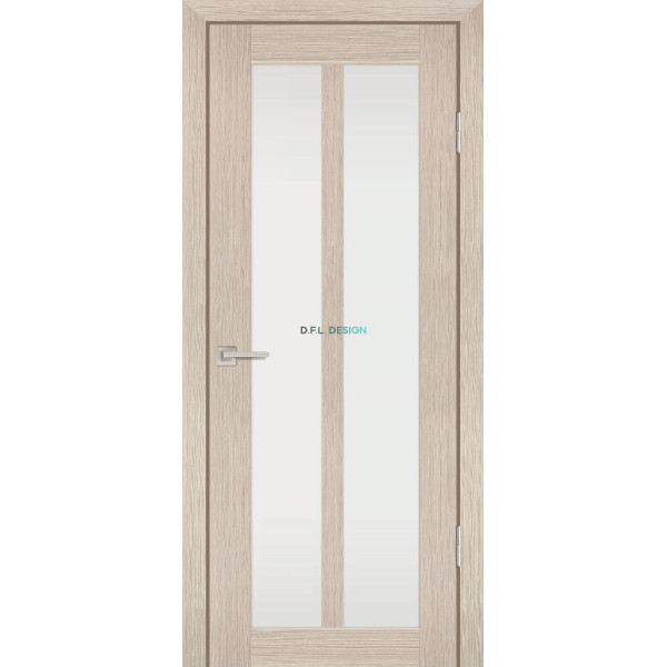 Дверь Profilo Porte PS-22 Капучино Мелинга со стеклом Белый сатинат купить