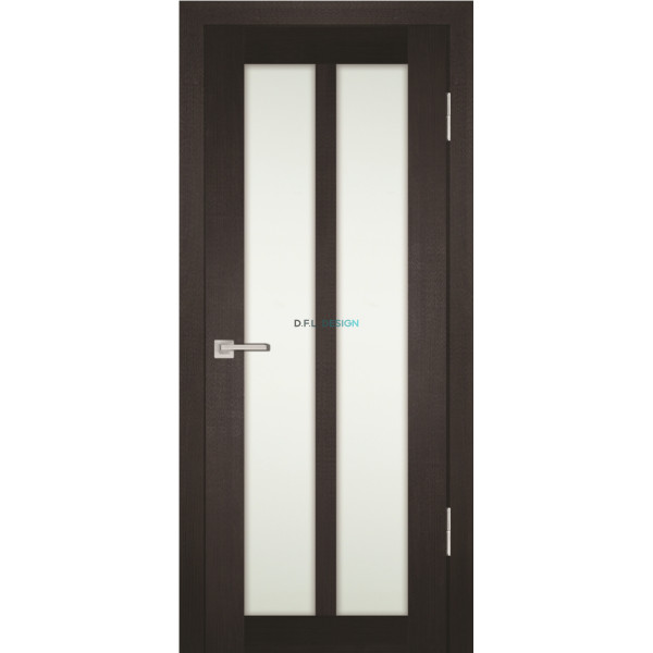 Дверь Profilo Porte PS-22 Венге Мелинга со стеклом Белый сатинат купить