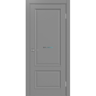 Дверь Optima Porte Тоскана 640.11 эко-шпон Серый