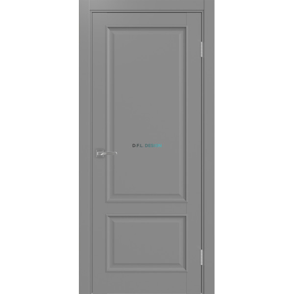 Дверь Optima Porte Тоскана 640.11 эко-шпон Серый