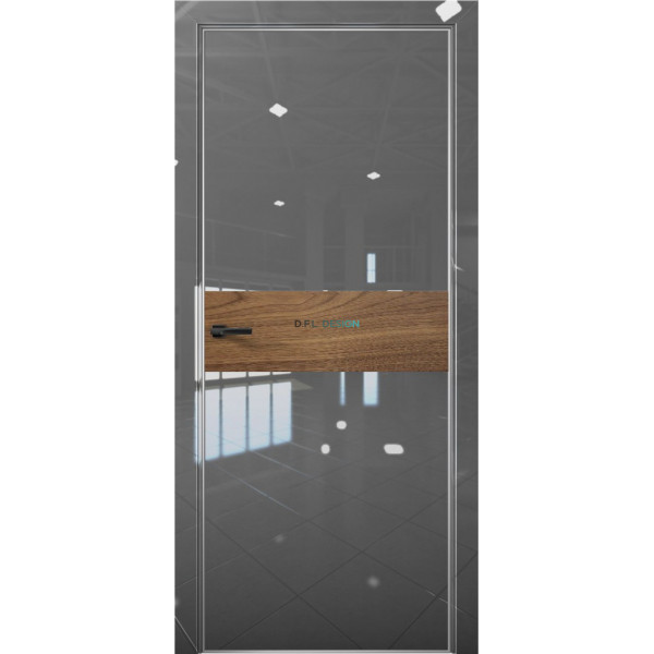 Дверь Aurum Doors Платина Pt 5 Crystall Gray