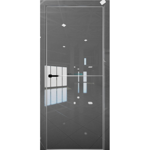 Дверь Aurum Doors Платина Pt 2 Crystall Gray