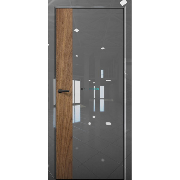 Дверь Aurum Doors Платина Pt 6 Crystall Gray