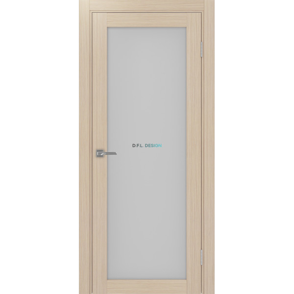 Дверь Optima Porte Турин 501.2 эко-шпон Дуб беленый FL