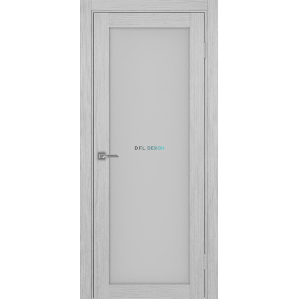 Дверь Optima Porte Турин 501.2 эко-шпон Дуб серый FL